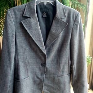 Rafaella Size 10 Tweed Blazer w/pink pinstriping